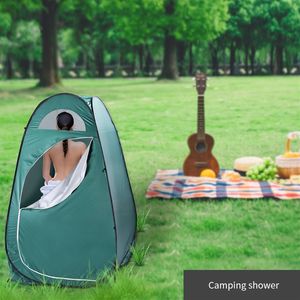 Quick Setup Pop Privacy Portable Outdoor Shower Tent with Waterproof Zipper Closure for <b>Camping</b> Beach RV Travel - Product Image 3
