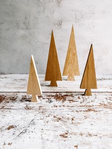 Handmade Natural Wooden Christmas <b>Tree</b> Decorative Tabletop Christmas <b>Tree</b> for Home Office Dining Table Holiday Party Christmas - Product Image 5
