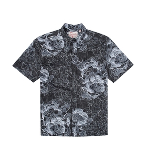 เสื้อเชิ้ตพิมพ์ลายวันหยุดสำหรับผู้ชาย ทรงหลวม สวมใส่สบายสไตล์ทรอปิคอล - Product Image 1
