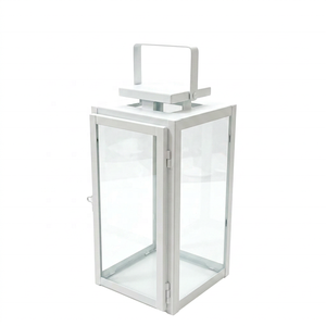 Wholesale Modern Metal/Glass Mini Tea Light Holder Decorative Lanterns for Tabletop Home & Garden - Product Image 5