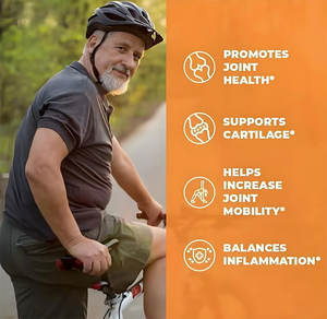 แคปซูลกลูโคซามีน คอนดรอยติน MSM คอมเพล็กซ์ขั้นสูง สำหรับนักกีฬาและผู้ใหญ่ที่ออกกำลังกาย - Product Image 2