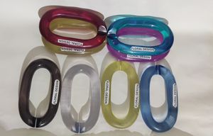 Accessoires de luxe personnalisés, chaînes décoratives multi-usages, chaînes en résine épaisse, chaînes en acrylique, décoration murale - Product Image 5