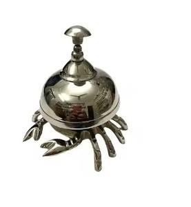 Campana de Mesa Metálica para Servicio, Campana de Recepción, Campana de Llamada para Mostrador de Hotel, Restaurante, Escritorio - Product Image 1