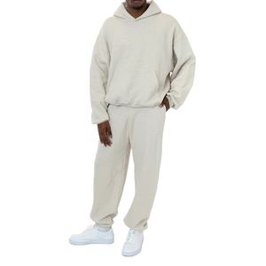 Survêtement en coton personnalisé de haute qualité pour hommes, sweats à capuche et pantalons de jogging, surdimensionné, pantalon de survêtement, ensemble sweat à capuche unisexe 2026 - Product Image 2