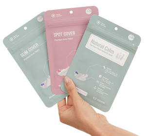 EZ Touch Natural Calm Patch anti-acné et boutons transparent 10 mm à l'acide salicylique et à l'huile d'arbre à thé - Patch hydrocolloïde apaisant doux OEM/ODM - Product Image 1