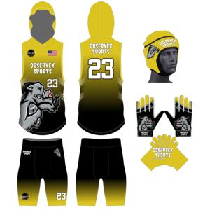 Uniformes de fútbol 7v7 personalizados para hombre, kit completo, diseño sublimado, precio directo de fábrica - Product Image 1