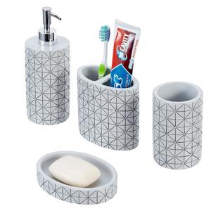 Organizador de Baño Geométrico Moderno, Ideal para Apartamentos Tipo Estudio y Hogares Modernos, Artículos Esenciales para el Baño Hechos a Mano en India - Product Image 2