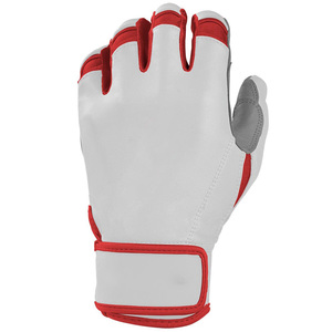 Gants de frappe de baseball professionnels haute performance à manchette courte en cuir véritable pour l'entraînement et la pratique sportive, vente en gros OEM - Product Image 3