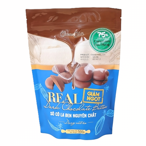 Wholesale Excellent Quality Global Shipping HALAL OEM/ODM Real Dark Pure <b>Chocolate</b> Button 75% Cocoa 1KG Bakery Biscuits Cookies - Product Image 1