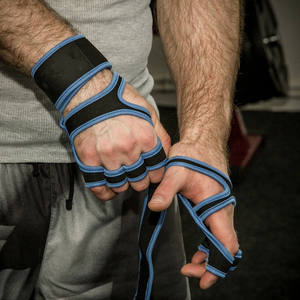 Guantes de Piel para Levantamiento de Pesas, de Alta Calidad, Unisex, Transpirables, que Absorben la Humedad, para Gimnasio y Fisicoculturismo, Venta al Por Mayor - Product Image 4