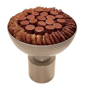 Tazón de chocolate de diseño de lujo para mesa, elegante tazón decorativo plateado para decoración de bodas, exhibición de dulces y postres al mejor precio. - Product Image 4