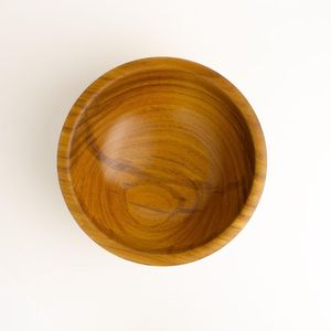 Bols de service en bois de couleur riche, faits à la main, design minimaliste, en bois non traité, artisanat empilable pour le service des aliments, cadeaux, bols - Product Image 2