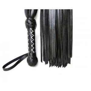 Pala de cuero y gamuza con púas, diseño duradero, agarre cómodo, variedad de látigos de cuero, pala de cuero y gamuza - Product Image 5