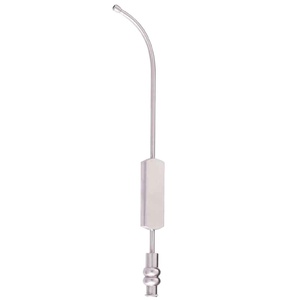 CE ISO certifié 18cm 2.6mm Caronia chirurgical en acier inoxydable Frazier Tube d'aspiration abdominale alimentation manuelle pour les procédures ORL - Product Image 1