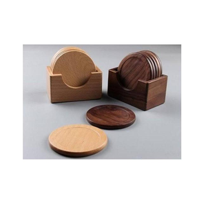 Posavasos Clásicos de Madera Natural Ecológicos de Moda para Tazas de Té, Fabricante y Proveedor de blossom craft india - Product Image 1