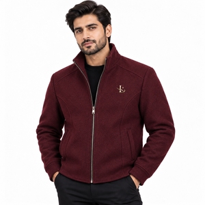 Lightweight Warm Wool Blend Comfortable Winter Outerwear Stylish Clothing For Travel Casual Wear Walking Men Winter Wool Jacket - Product Image 4