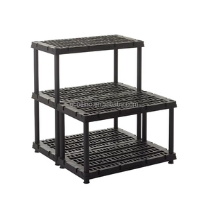 쌓을 수 있는 라이트 듀티 선반 플라스틱 랙 차고 선반 제조 창고 적재 랙 - Product Image 4