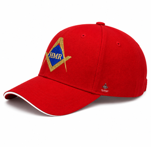 Chapeau classique en sergé unisexe pour la franc-maçonnerie, les confréries et les sororités, vêtements et insignes maçonniques grecs - Product Image 3