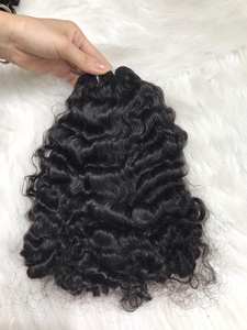 Venta al por mayor 100% Extensiones de Cabello Humano Ondulado Rizado Extensiones de Cabello Liso Doble Dibujado Envoltura Natural Alrededor Extensiones de Cabello con Cordón - Product Image 3