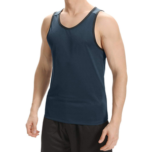 T-shirts sans manches pour hommes, 100 % coton et polyester, très extensibles, les plus vendus, débardeurs et gilets pour homme - Product Image 1