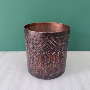 Porte-bougie votif vintage en fer fait main 5,5x5,5x6 pouces, design artisanal, centre de table, décoration pour la maison, mariage, Ramadan - Product Image 3