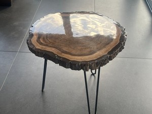 Live Edge <b>Table</b> Wood Slice <b>Table</b> Rustic <b>Coffee</b> <b>Table</b> Natural Wood <b>Table</b> Tree Ring <b>Table</b> Handmade Wood Furniture Live Edge <b>Table</b> - Product Image 1