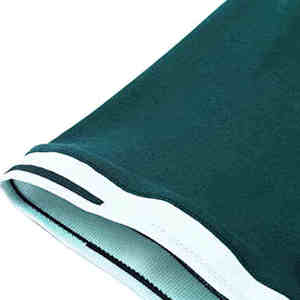 Polo de Algodón para Hombre, Manga Corta, Corte Regular, Tejido de Punto, Ribete en Contraste, Estilo Casual, Color Sólido - Product Image 5