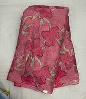 Tissu Crêpe Numérique Premium à Impression Placée, Vente en Gros, Tissu Doux en Soie Imprimée pour Robes, Textiles de Confection pour Sarees