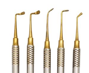 Kit de Levage Sinus 5 Pièces Plaqué Or Ergonomique Instruments Chirurgicaux Dentaires à Turbine pour Implants Écologiques Orthodontiques Vente Chaude - Product Image 3