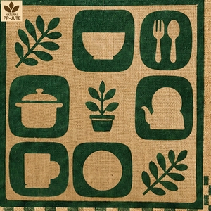 Sac de courses en jute naturel laminé, sac de courses pour la vente au détail, 36x40x15 cm, logo personnalisé, vente en gros, OEM, marque privée, modèle MY-JT-14 - Product Image 4