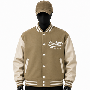Men's Streetwear Varsity Jacket with <b>Classic</b> Baseball Design and Comfortable Fit - Product Image 6