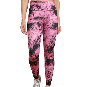 Design Your Own OEM Custom Casual Summer Women's Sublimation <b>Leggings</b>-Anti-Bacterial Breathable Cotton Bamboo Fiber Knee-Length - Product Image 1