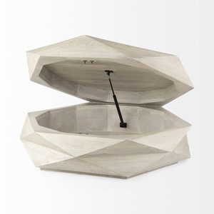 Handcrafted Mango Wood <b>Hexagonal</b> <b>Shelf</b> | Wholesale B2B Pricing - Product Image 3