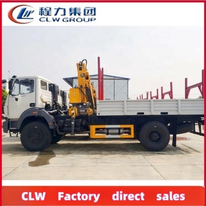 Grue montée sur camion Beiben CLW 10 tonnes 4x2, flèche 6 tonnes à 5 sections, moteur Weichai, Huade, hauteur de levage 25m, moment de charge élevé - Product Image 4