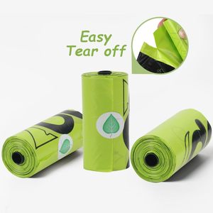 Sacs à déjections canines, rouleaux de recharges extra épais pour sacs à déjections, 240 unités, renforcés pour une étanchéité garantie, parfum lavande - Product Image 1