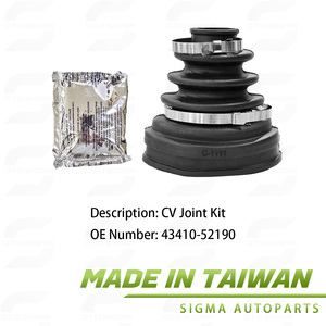ชุดข้อต่อเพลาขับ CV รุ่น 43410-52190 สำหรับ TOYOTA คุณภาพเทียบเท่าอะไหล่แท้ ผลิตในไต้หวัน ทนทานสูง - Product Image 4