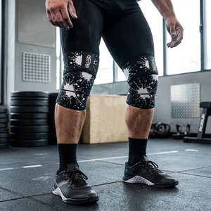 Custom Printed Weightlifting <b>Knee</b> <b>Support</b> Straps OEM Multi Color Powerlifting Joint <b>Compression</b> Bandages Factory Direct - Product Image 6