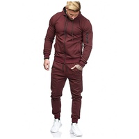 Chándal deportivo de manga larga para hombre, conjunto de sudadera y pantalones de chándal para correr en invierno, ropa de abrigo
