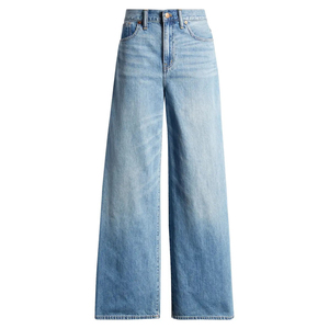 <b>Women's</b> High Street Style XL Size Straight Leg Jeans Breathable Casual Loose Distressed Denim Pants Ripped Straight <b>Baggy</b> Solid - Product Image 1