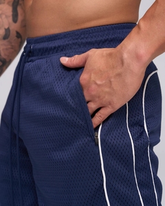 New Design Men's Basketball Workout Jogger Shorts Running Gym Fitness Wear Drawstring Mesh Breathable Athletic Baggy Shorts - Product Image 6