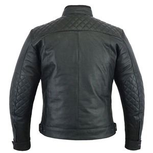 Veste de course pour homme en cuir véritable, best-seller, avec tissu imperméable et coupe-vent, pour moto, personnalisable OEM - Product Image 1