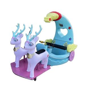 Best Quality Kids Twin Deer Car Ride Toy Battery Operated Electric Vehicle With Music Lights Smooth Driving Available For Sale - Product Image 5