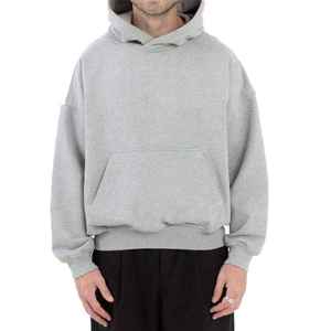 เสื้อฮู้ดดี้ผู้ชาย หนัก 400 GSM ผ้าฝ้าย 100% สไตล์วินเทจ สำหรับฤดูหนาว ทรงโอเวอร์ไซส์ ผ้าฟลีซคุณภาพสูง พิมพ์ลายดิจิทัล - Product Image 5