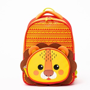 New design cute stereoscopic orange lion kids bag - Product Image 1