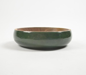 Bols en bois émaillé poli de qualité supérieure, faits à la main, en bois naturel, pour salades, design minimaliste, pour la cuisine, la table, la décoration de la maison - Product Image 4