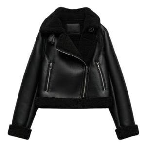 Chaqueta de Cuero de Invierno con Forro de Piel – Cómoda y Cálida - Product Image 1