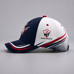 Warpro Industry Baseball Cap 6-Panel Adjustable Breathable Mesh Embroidered Logo Sporty Style Unisex Adult Spring Summer - Product Image 2