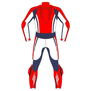 Traje de Carreras Scott Redding MotoCP, Traje de Cuero Completo de Primera Calidad para Días de Pista, con Deslizadores, Mono/Traje, Nivel CE 2 - Product Image 2