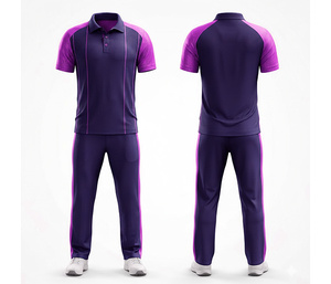 Full Custom <b>Cricket</b> Uniform with Premium Sublimation Technology | Men Women Youth <b>Cricket</b> Wears Polo Shirt and Trouser Full Team - Product Image 3