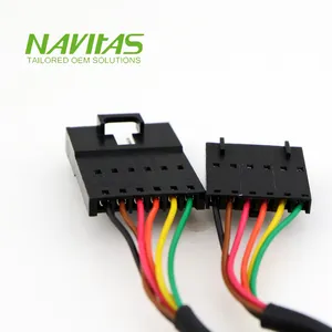 Connecteur de fil à sertir OEM Molex SL 70107 et 70066 Faisceau de câbles 6 broches 2.54mm